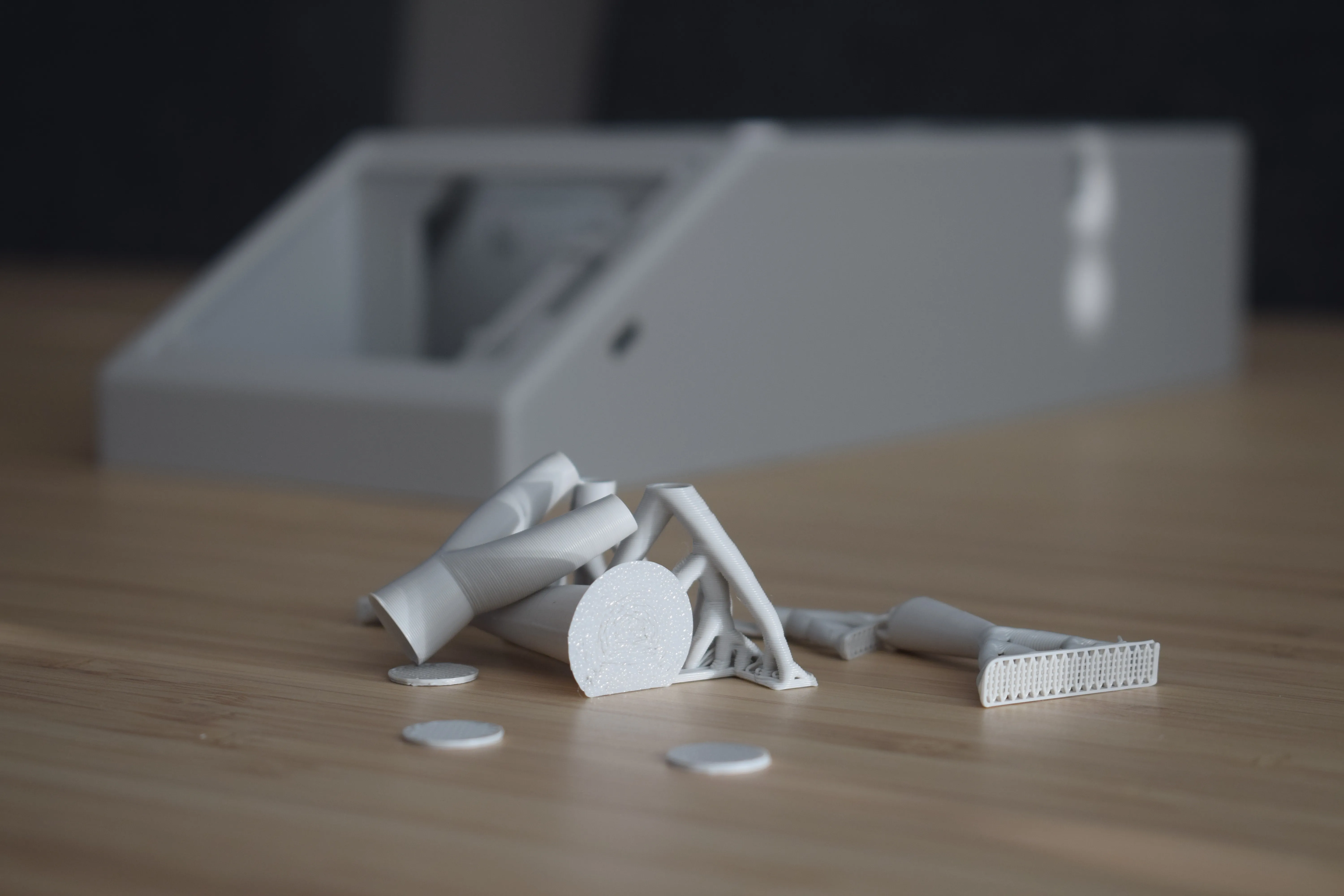 Removed support material