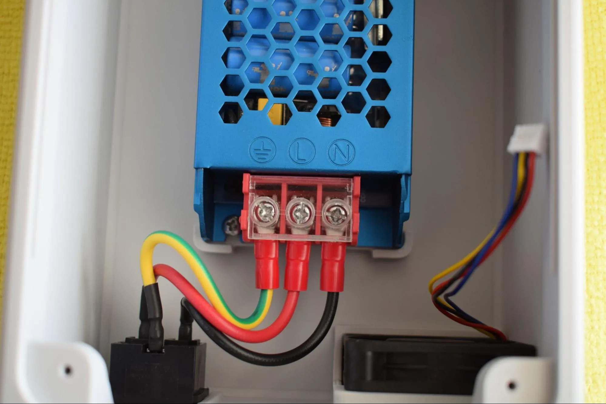 Correct wire placement
