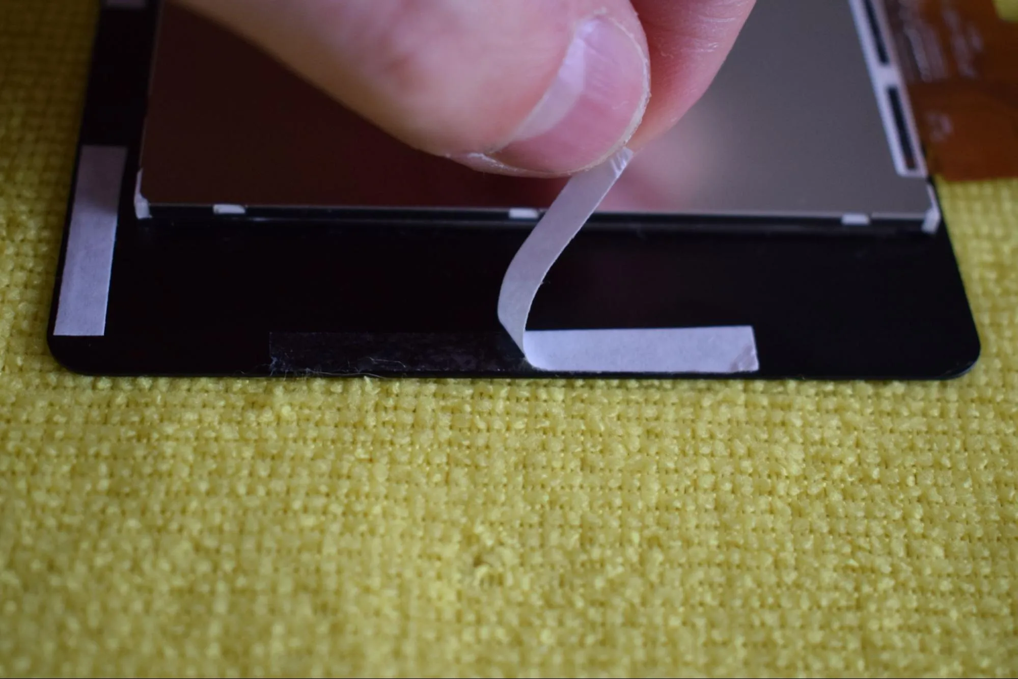 Peel protective film
