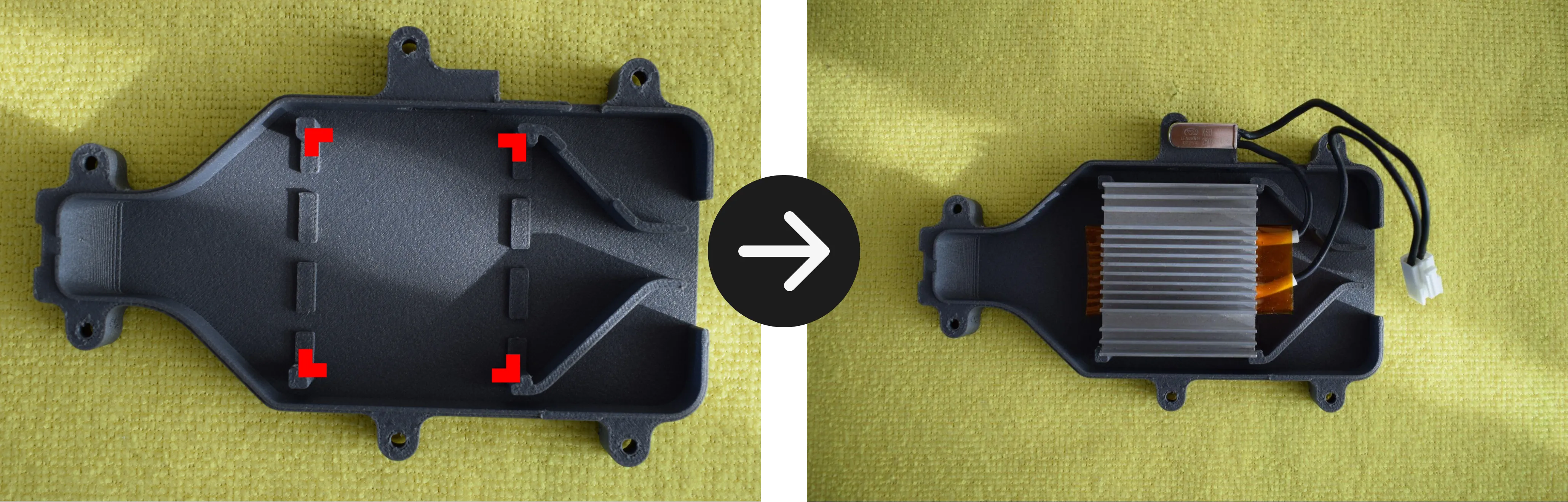 Corner clips alignment