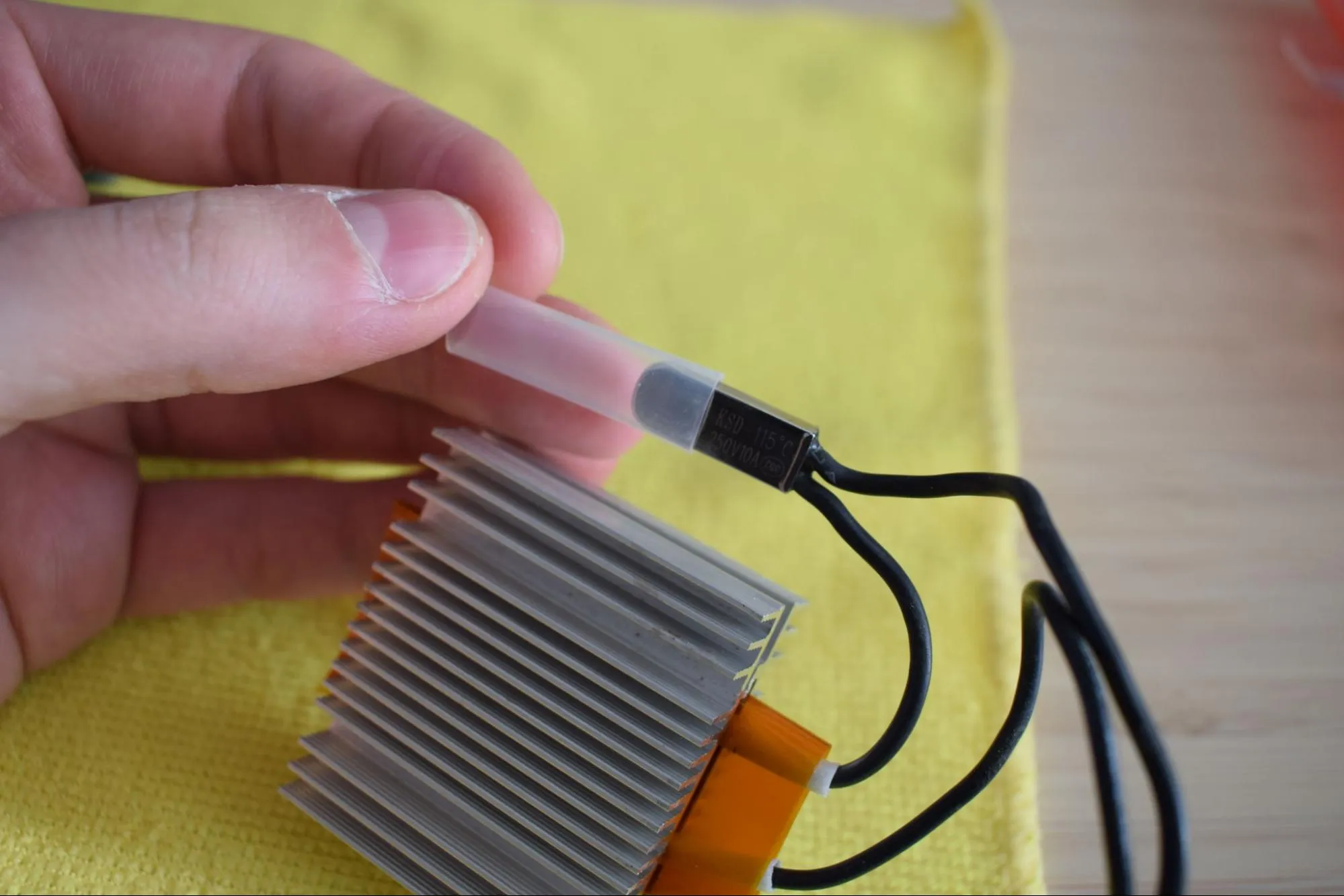 Remove protective cap