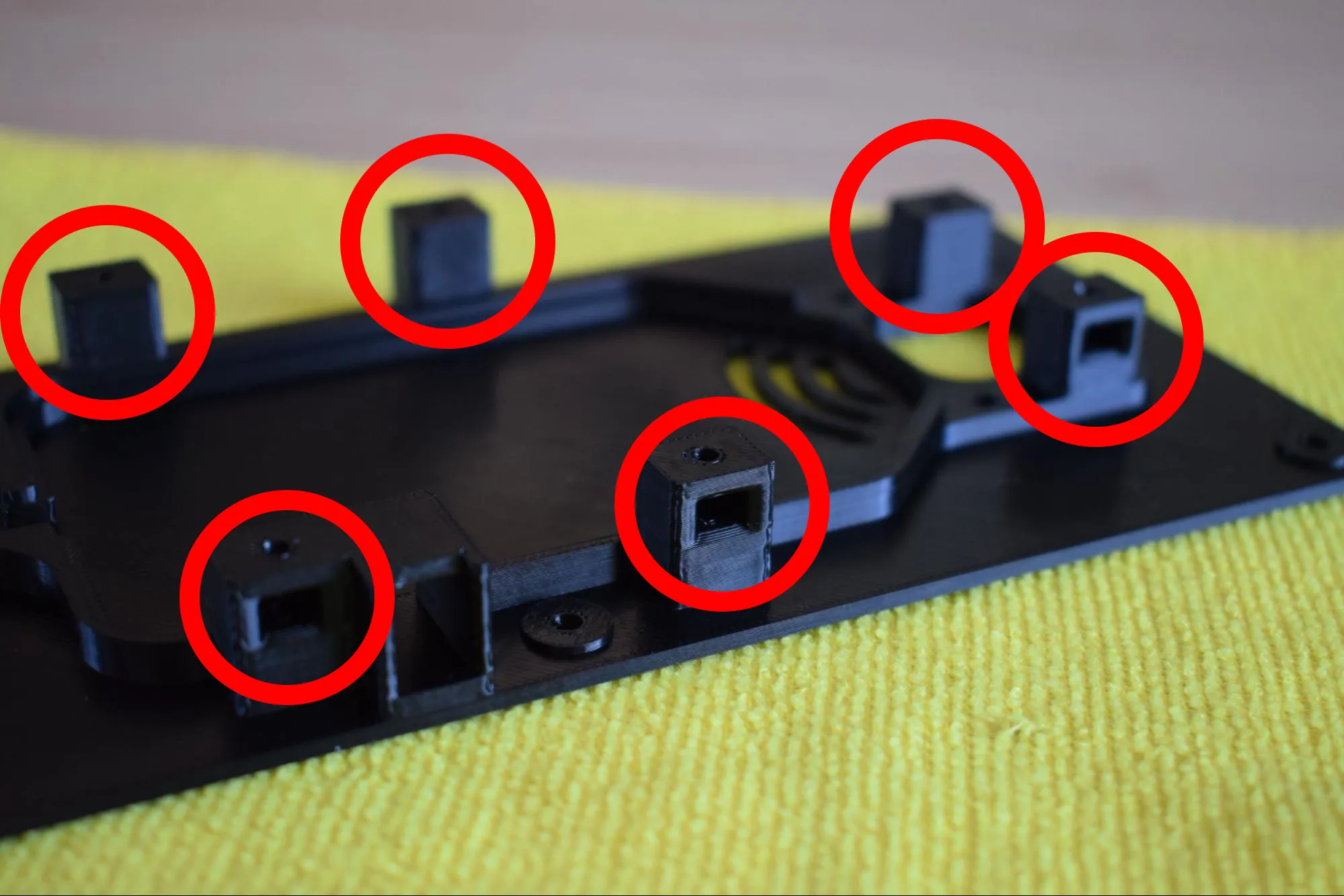 Nut pockets