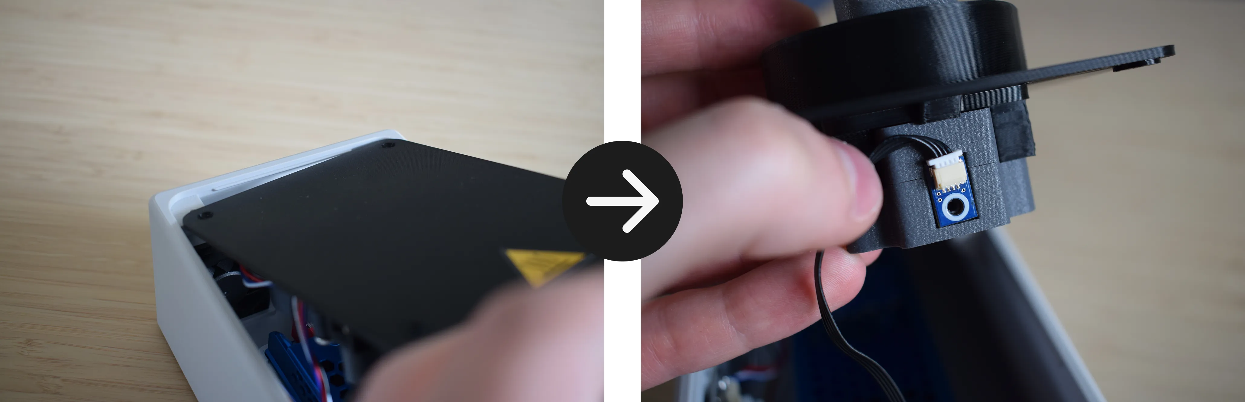 Sensor board positioning