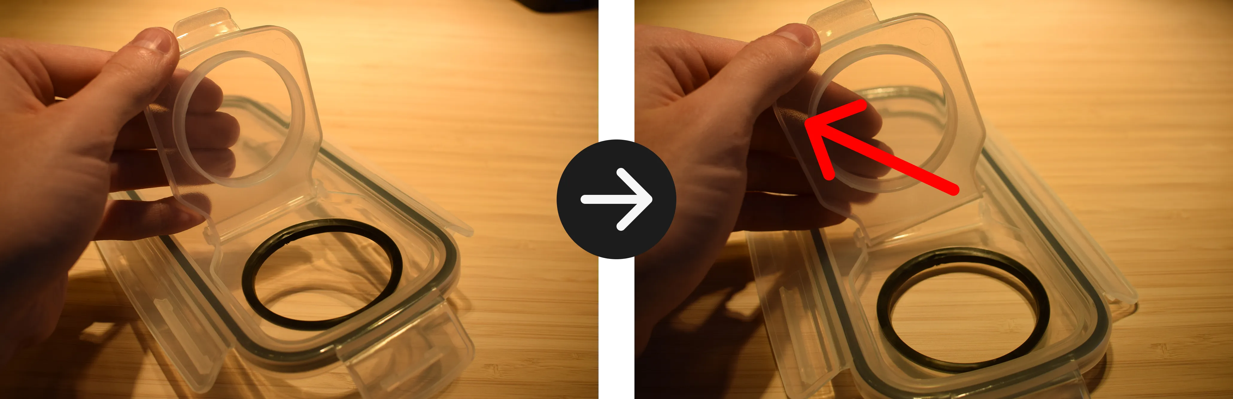 Remove cap